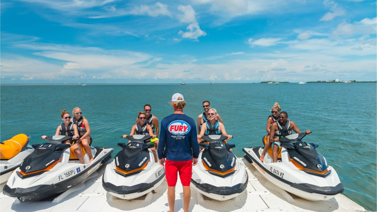 safety instruction for a sea-doo ride