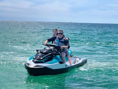 family sea-doo ride on shell island
