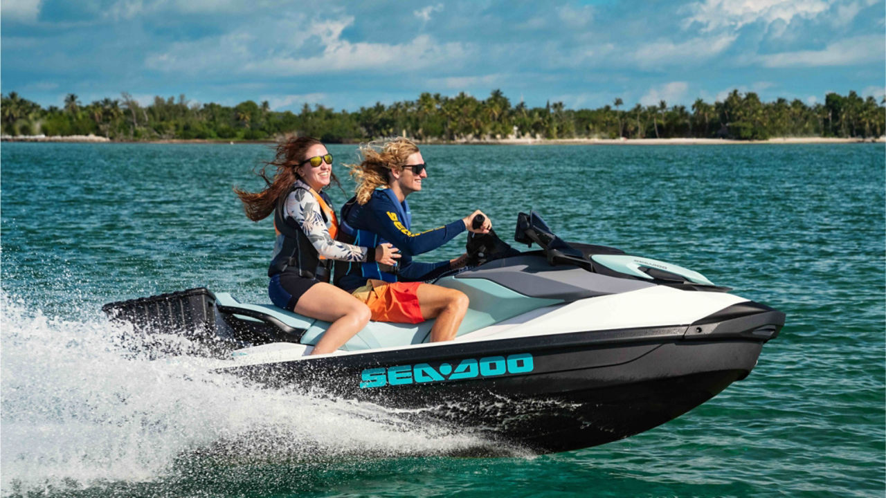 couple on an afternoon Sea-Doo ride