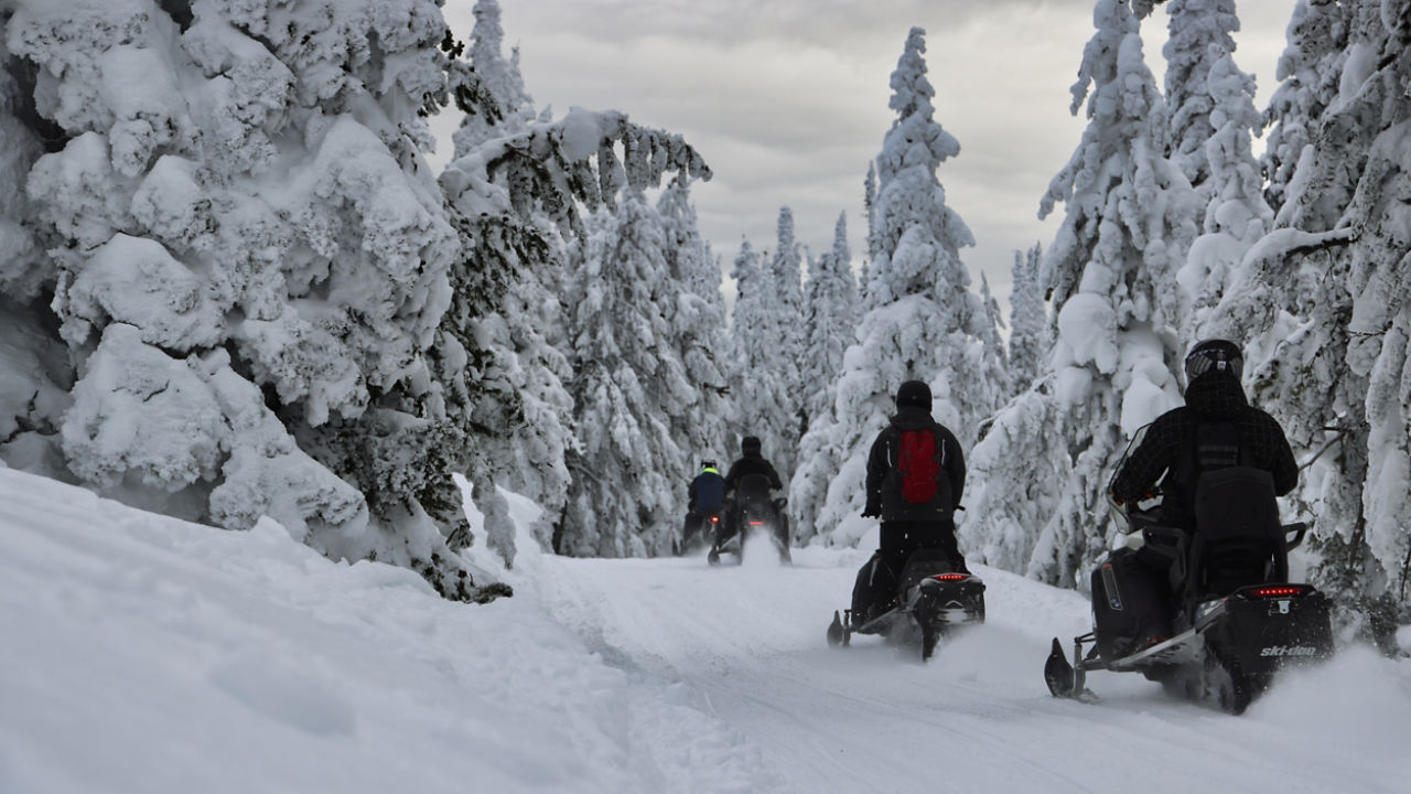 family ride in Island Park, Idaho