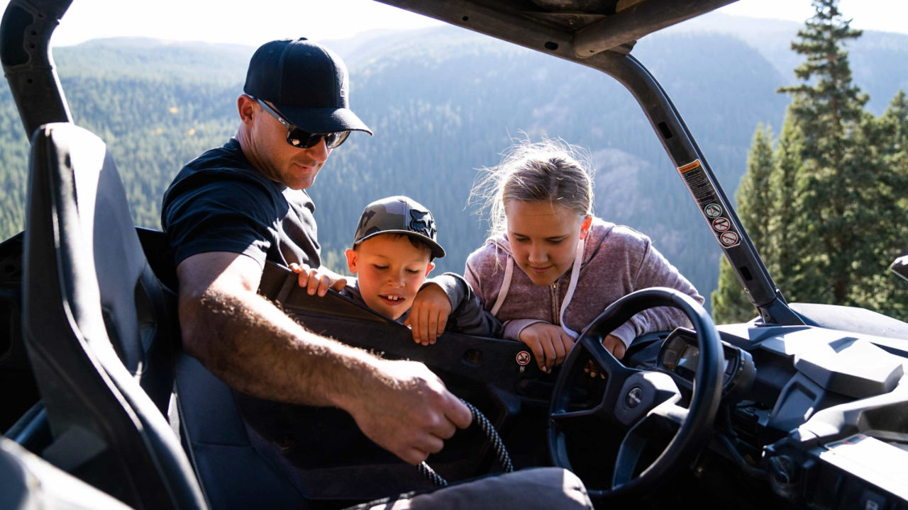 family day out on the trails