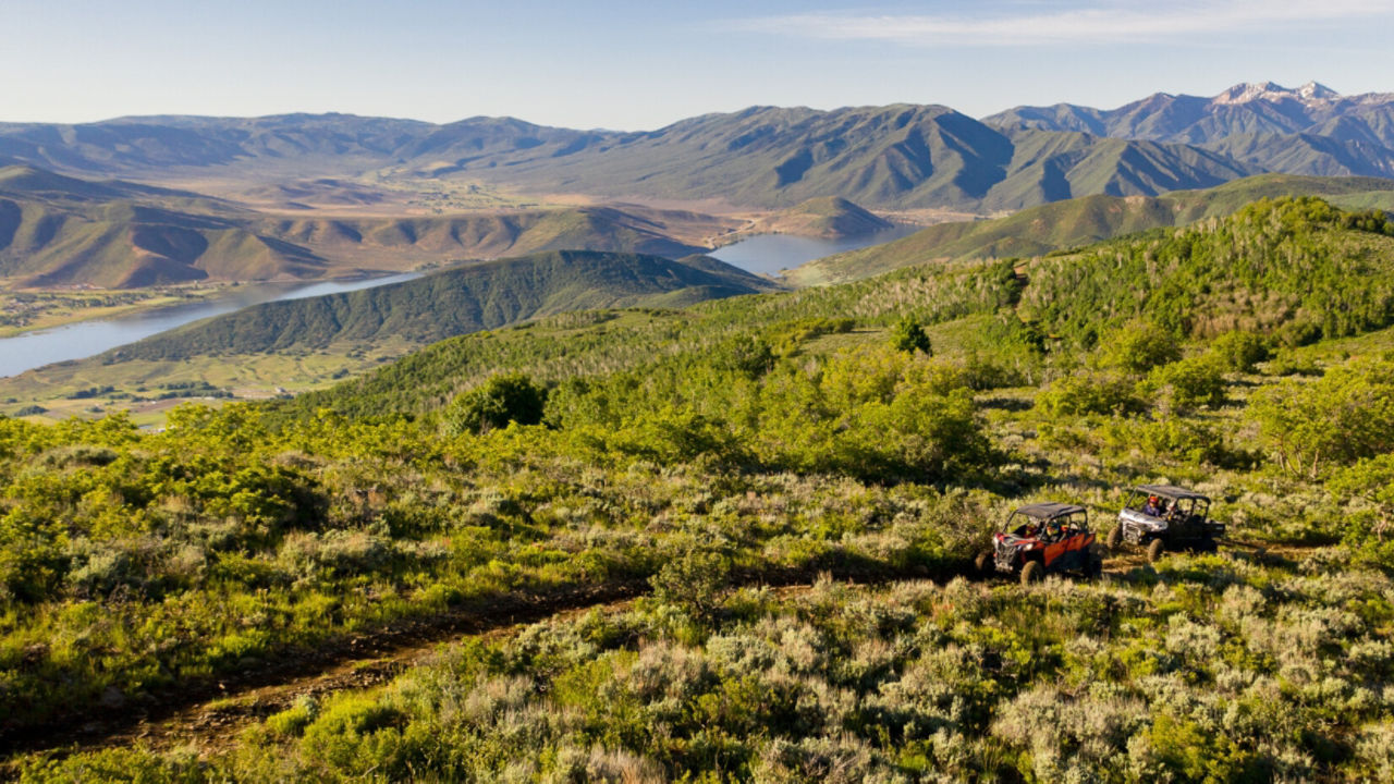 Can-Am ride in the Uinta Mountains