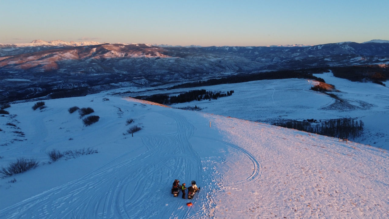 beautiful sunrise in Colorado