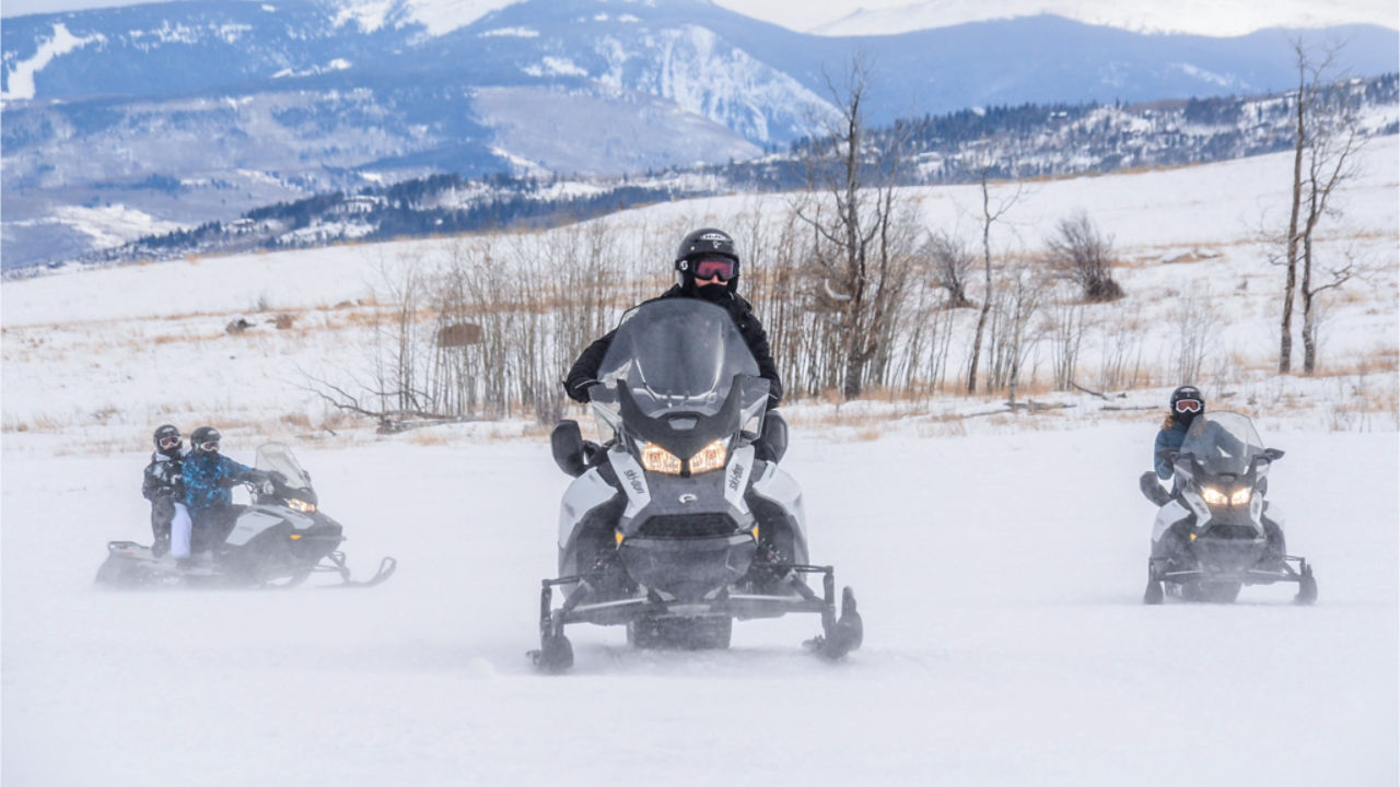 afternoon ski doo ride in colorado