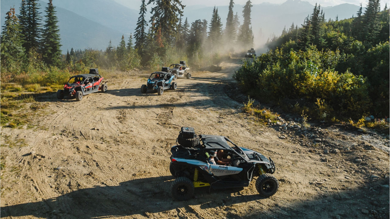 turning around in a can am maverick