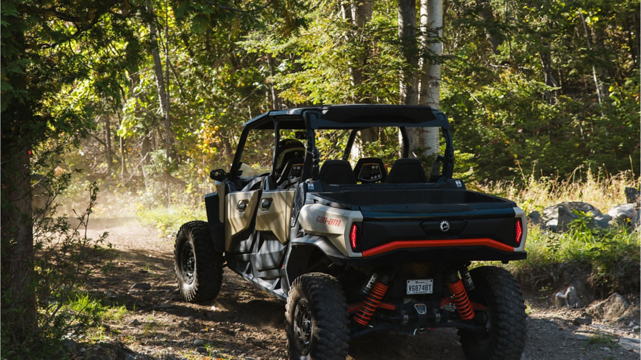 trail riding with a can am sxs