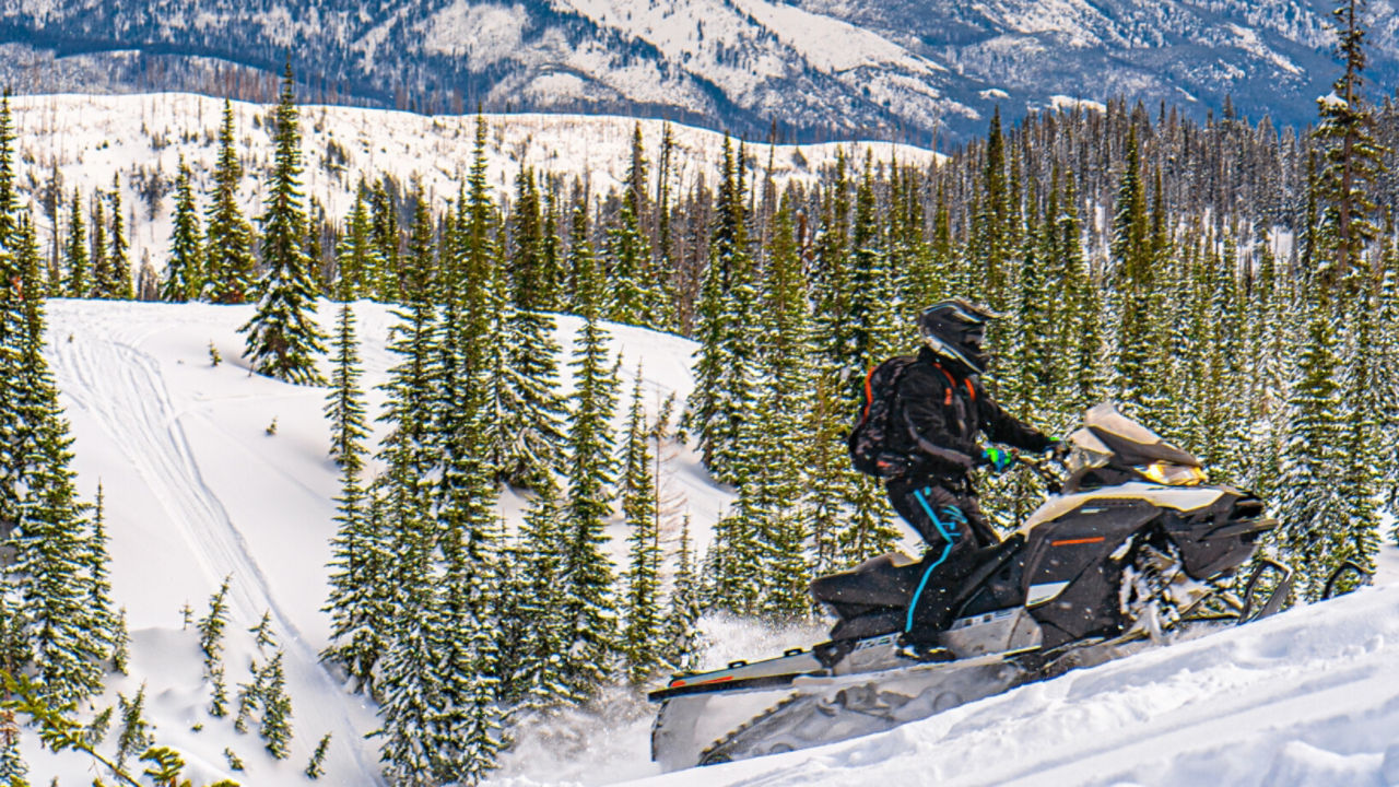 hill climbing ski doo