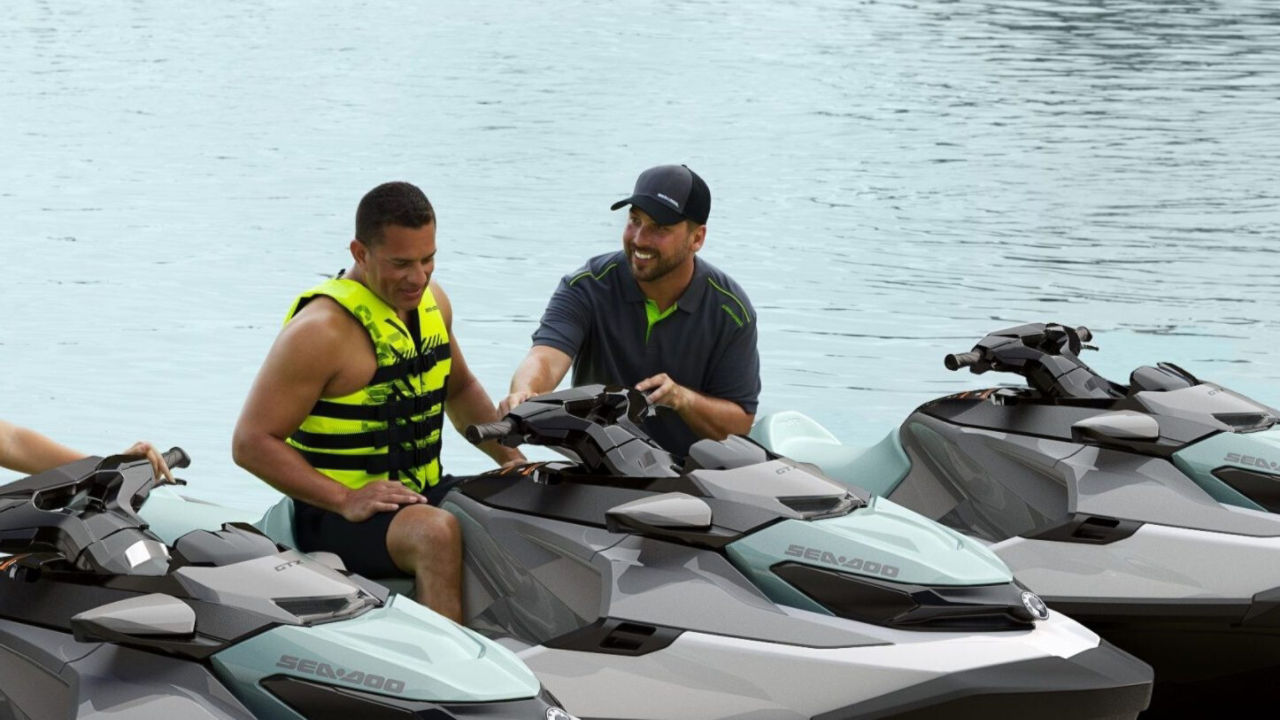 seadoo with guide