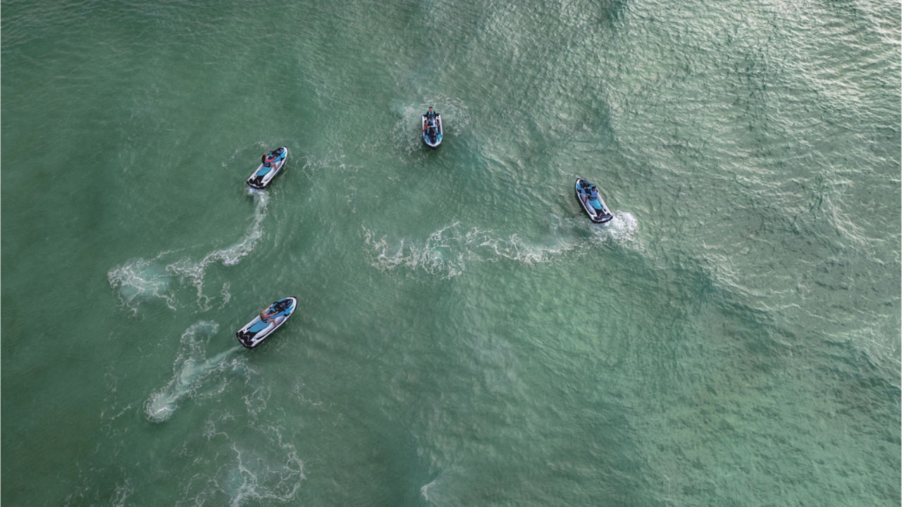 group of sea-doos