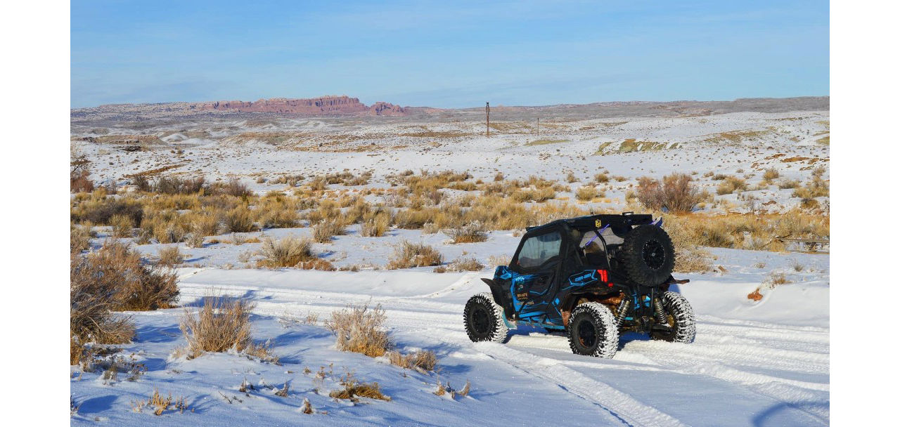 Can-Am Maverick dans la neige