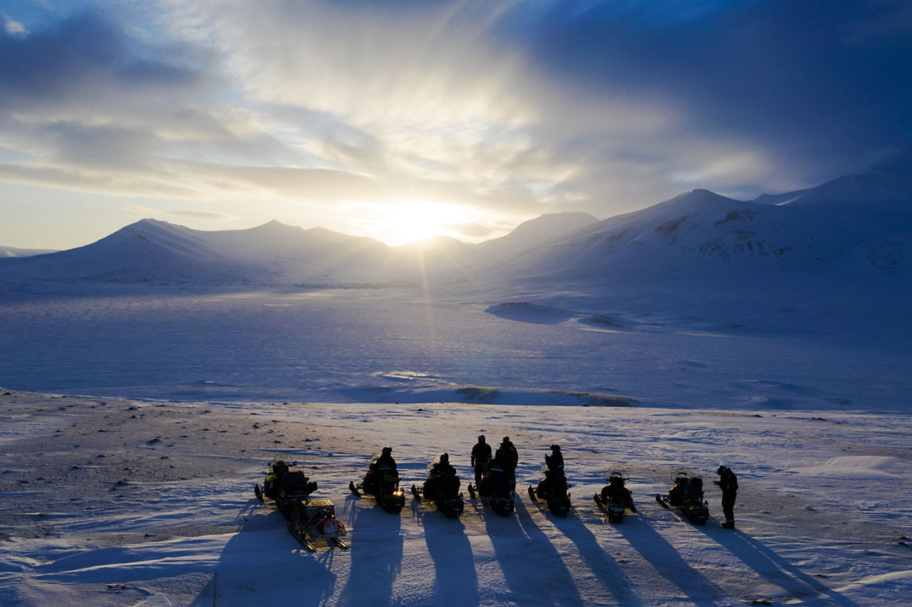 aurores boréales à Svalbard