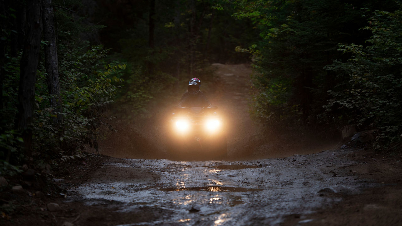 pilote solo sur une Can-Am