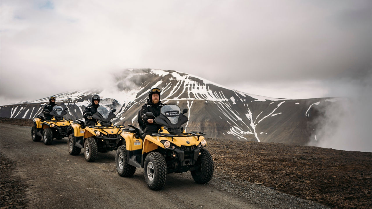groupe de pilotes Can-Am au Svalbard
