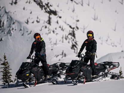 deux pilotes de Ski-Doo au CKMP