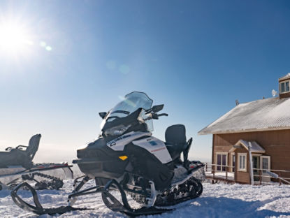 Ski-Doo dans les Laurentides